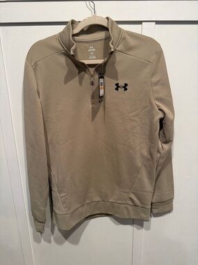 Under Armour Tan Quarter-Zip Pullover